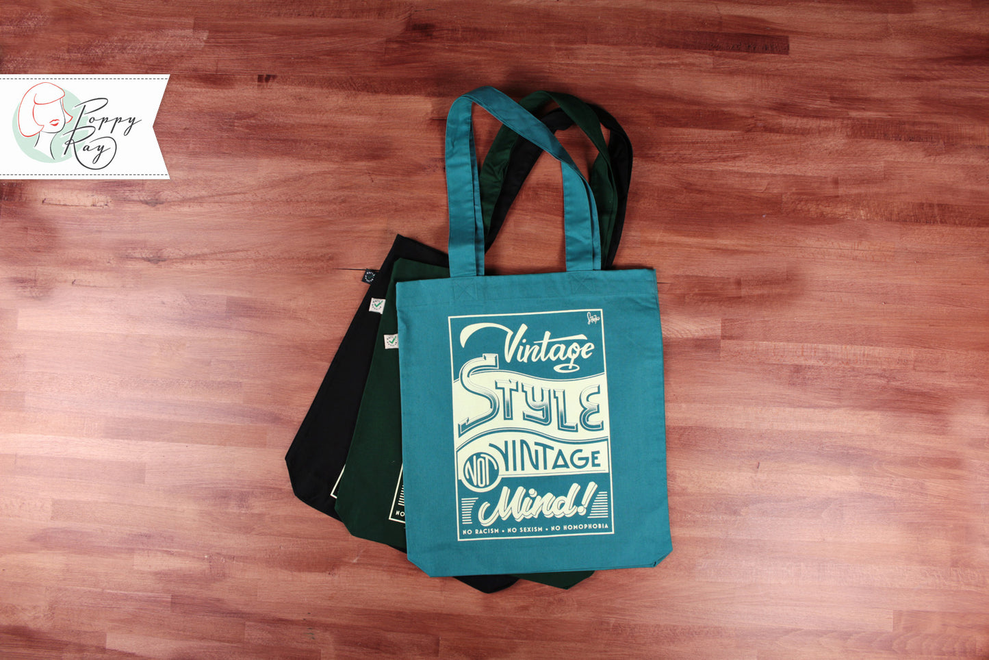 Bag “Vintage Style, not Vintage Mind” organic cotton