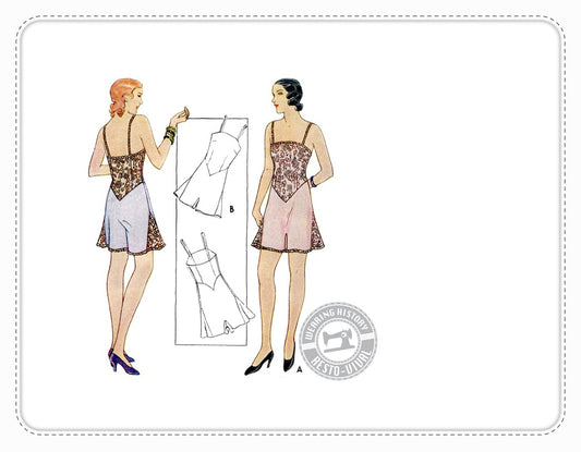 Wearing History sewing pattern Gigi 1930 slip