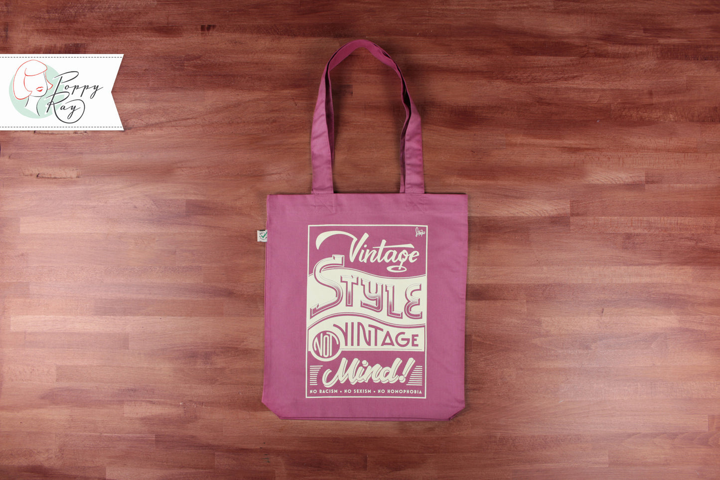 Bag “Vintage Style, not Vintage Mind” organic cotton